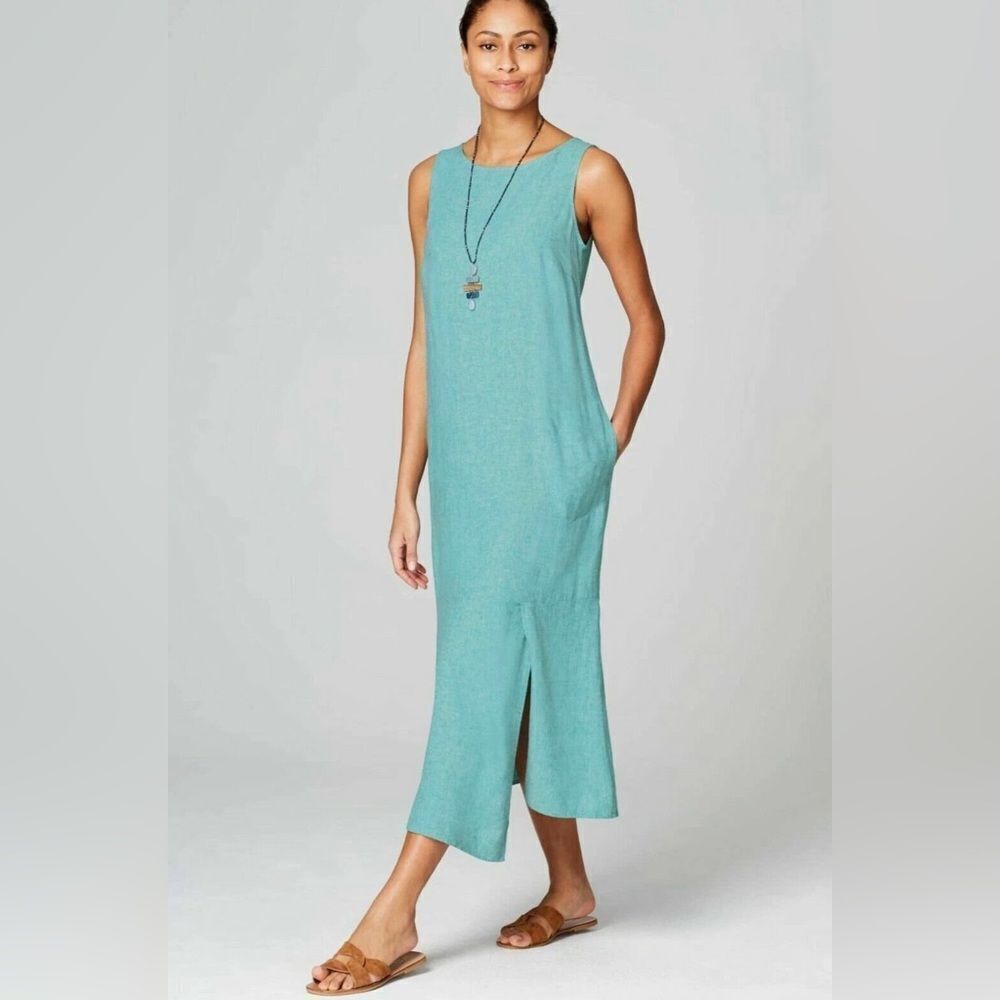 Pure Jill Sleeveless Midi Dress